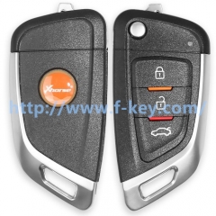 AK067015 XKKF02EN Wire Remote Key Knife Flip 3 Buttons English 5pcs/lot