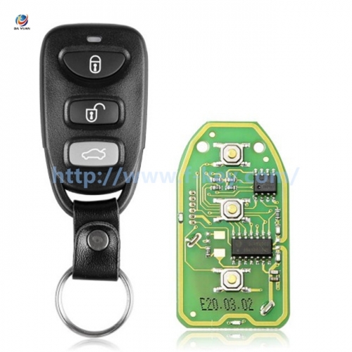AK067007 XKHY01EN Wire Remote Key Hyundai 4 Buttons English 5pcs/lot