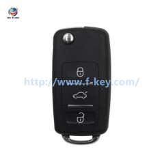 AK067009 XKB510EN Wire Remote Key VW B5 Flip 3 Buttons Waterproof English 5pcs/lot