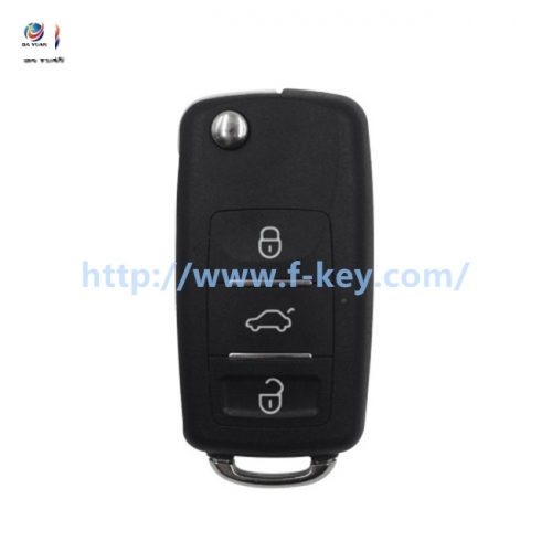 AK067009 XKB510EN Wire Remote Key VW B5 Flip 3 Buttons Waterproof English 5pcs/lot