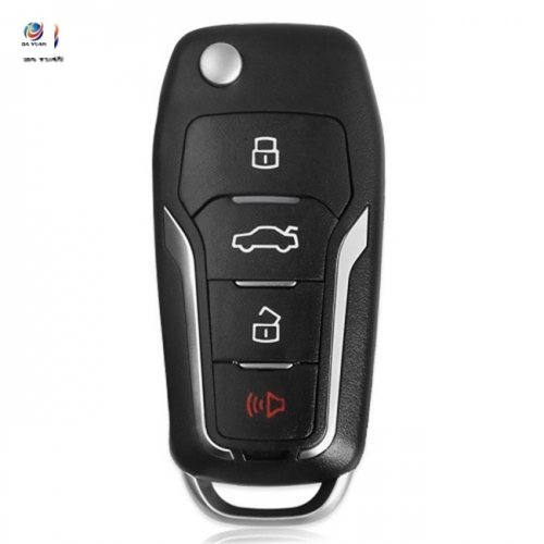 AK067008 XKFO01EN Wire Remote Key Ford Condor Flip 4 buttons Unmovable Key King English 5pcs/lot