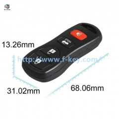 AK067021 XKNI00EN Wire Remote Key Nissan Separate 4 Buttons English 5pcs/lot