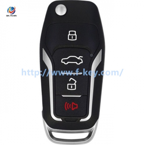 AK067028 XNFO00EN Wireless Remote Key Ford 4 Buttons English 5pcs/lot