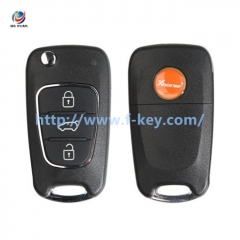 AK067013 XKHY02EN Wire Remote Key Hyundai Flip 3 Buttons English 5pcs/lot