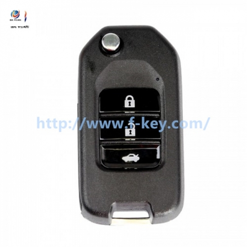 AK067016 XKHO00EN Wire Remote Key Honda Flip 3 Buttons English 5pcs/lot