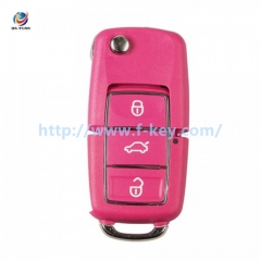 AK067010 XKB50EN Wire Remote Key VW B5 Flip 3 Buttons Red Blue Yellow English 5pcs/lot 1 customer reviews