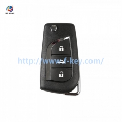 AK067018 XKTO00EN Wire Remote key Toyota Flip 3 Buttons English 5pcs/lot