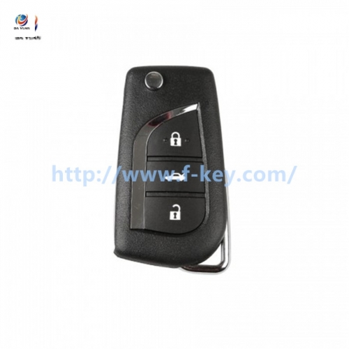 AK067018 XKTO00EN Wire Remote key Toyota Flip 3 Buttons English 5pcs/lot