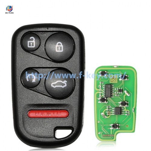 AK067051 XKHO03EN Wire Remote Key Honda Separate 4 buttons with Remote Start & Trunk Button English 5pcs/lot