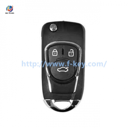 AK067053 XNBU03EN Wireless Remote Key Buick Flip 3 Buttons English 5pcs/lot