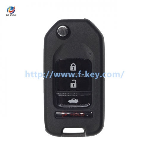 AK067054 XNHO01EN Wireless Remote Key Honda Flip 3+1 Buttons English 5pcs/lot