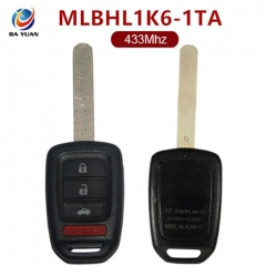 AK003089 Original for Honda Remote Key 3+1 Button 433MHz ID47 MLBHL1K6-1TA