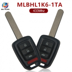 AK003089 Original for Honda Remote Key 3+1 Button 433MHz ID47 MLBHL1K6-1TA