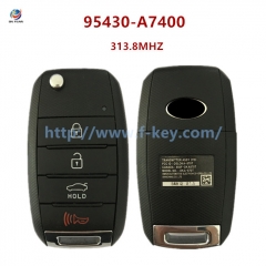 AK051093 2013 - 2016 Kia Forte Remote Flip Key 313.8mhz Osloka-870t 95430-A7400