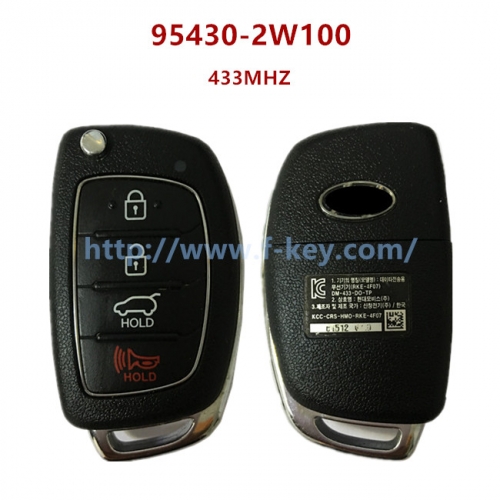 AK020138 2013-2016 Hyundai Santafeh Remote Flip Key 4B – 433Mhz – 95430-2W100