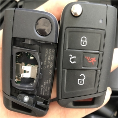 AK001125 2018-2020 volkswagen remote flip key PN 5G6 959 752 BG wlthout Access MQB 315MHZ NBGFS125C5