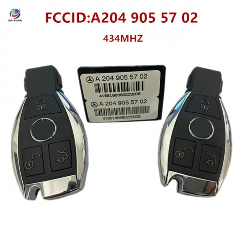 AK002057 New original key set for Mercedes with FBS3 system keyless go 434mhz A204 905 57 02