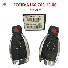 AK002058 New original key set for Mercedes with FBS3 system keyless go 315mhz A166 760 13 06