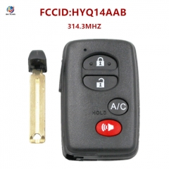 AK007168 2010-2011 Toyota Prius 4-Button Smart Key PN 89904-47420 HYQ14AAB-3370