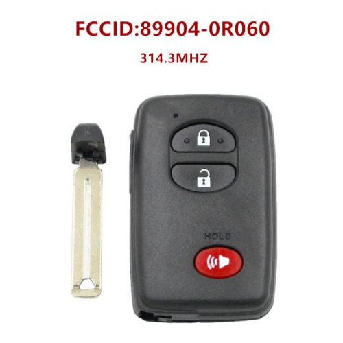 AK007170 For Toyota Rav4 2010+ Smart Key, 3Buttons, HYQ14AEM HYQ14AAB-6601 P1 98 4D-67, 315MHz 89904-0R060 Keyless Go