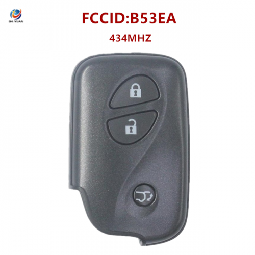 AK052028 For Lexus LX570, LX450D 2008+ Smart Key, 3Buttons, B53EA P1 D4 4D-67, 433MHz 89904-60280 Keyless Go