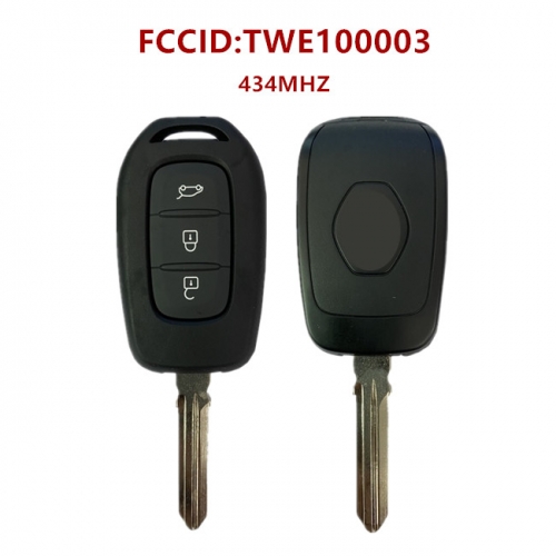 AK010047 Car Remote Key with Chip PCF7961M HITAG AES for Renault Sandero Dacia Logan Lodgy Dokker Duster 433MHz HU136te