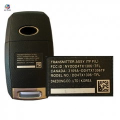 AK051107 Kia Optima Genuine Flip Remote Key 4 Button 315MHZ NYODD4TX1306-TFL