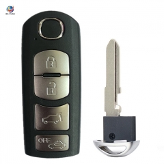 AK026044 4 Buttons Smart Remote Car Key 433Mhz For Mazda (Mitsubishi System) 6 3 MX-5 PFC7953P HITAG PRO 49 CHIP FCC SKE13E-01