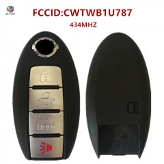 AK027087 NISSAN Armada 2017 Smart Key 4-Btns (Hatch) 434MHZ PCF7952 CWTWB1U787