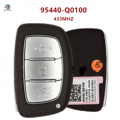 AK020154 Hyundai brand new i20 three-button smart remote key 433MHz FCCID 95440-Q0100