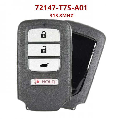 AK003136 2016-2020 Honda HR-V Fit / 4-Button Smart Key /313.8MHZ/ PN: 72147-T7S-A01 /FCCID: KR5V1X
