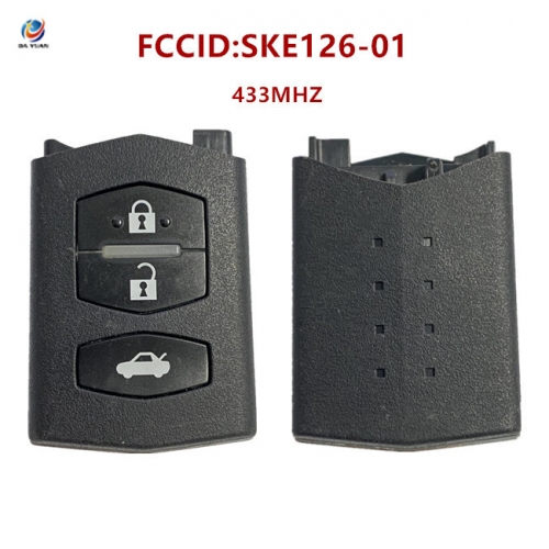 AK026050 Genuine Mazda 3, 6, CX-7 2007+ Flip Remote Control Part, 3Buttons, SKE126-01, 433MHz CC51-67-5RYC