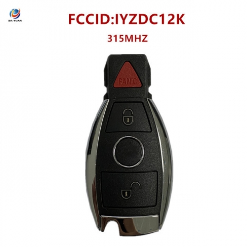 AK002065 OEM MERCEDES BENZ 2+1 Button Remote Fob Transmitter 204Y51100200 FCC 1YZDC12K 315MHZ Keyless Go