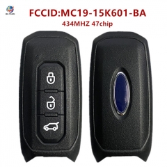 AK018100 2020 Ford Tourneo Custom 3 button smart key 434MHZ 47 CHIP MC19-15K601-BA