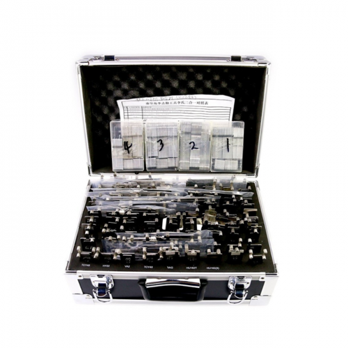 LS01121 Classic Lishi 2in1 Decoder and Pick – 102 Pieces Full Set w/ Tool Box