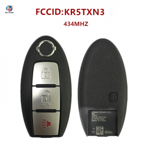 AK027086 For Nissan Rogue Kicks Proximity Smart Key KR5TXN3 434MHZ 4A CHIP KR5TXN3 285E3-4CB1C