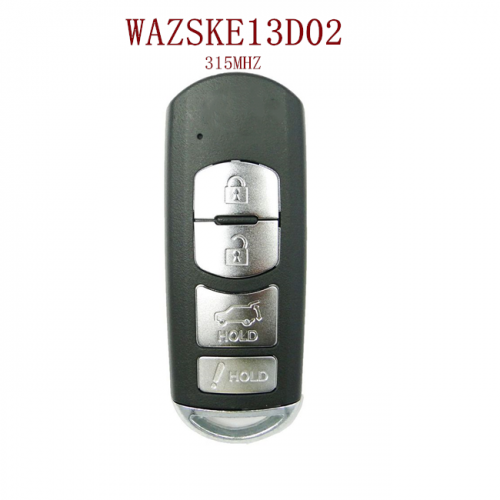 AK026054 Mazda 4 Button Proximity Remote Smart Key Fcc WAZSKE13D02 Pn TKY2-67-5DY