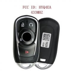 AK013028 HYQ4EA 433mhz 3+1 button for buick 13511629