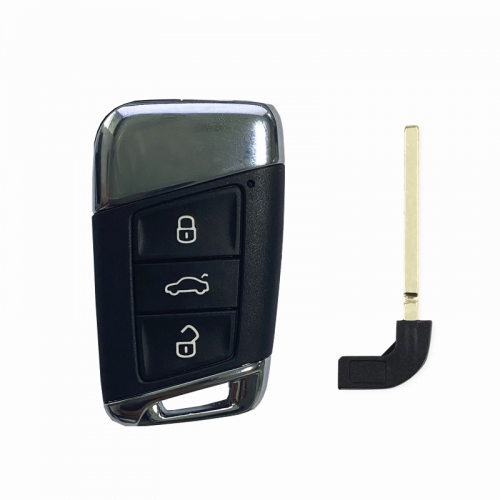 AK001136 OEM 433MHZ original smart key for Skoda Superb plastic surgery button FCCID 3V0 959 752H