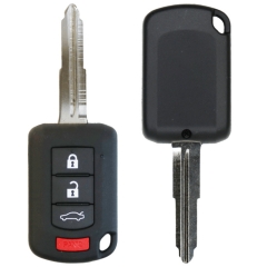 AK011038 For 2015-2017 Mitsubishi Lancer Remote head key 3+1-315MHz 6370B945/ID 46