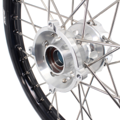 KKE 19/16 Kid's Dirt Bike Wheels Rims Compatible with KTM 85 SX 2021-2024 Silver Hubs