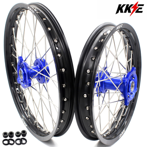 KKE 19/16 Wheels for Yamaha YZ80 1990-2001 YZ85 2002-2025 Kid's Dirt Bike Rim Set 1.6*19" / 1.85*16"