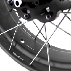 for CRF1000L -- VMX 2.15*21"/4.25*18" Tubeless Wheels Compatible with Honda Africa Twin CRF1000L 2016-2020 Black Rim