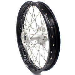 for Honda CRF250R 2004-2013 CRF450R 02-12 -- KKE 21/19 MX Cast Wheels Rims Set Silver Cast Hubs