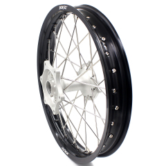 for Honda CRF250R 2004-2013 CRF450R 02-12 -- KKE 21/19 MX Cast Wheels Rims Set Silver Cast Hubs