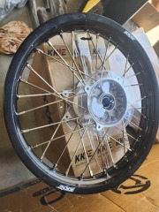 Returned Wheels fit Honda CRF250R 2014-2025 CRF450R-- KKE 2.15*18" Enduro Rear Wheel Rim Silver Casting Hub