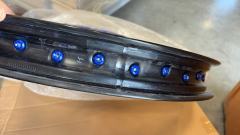 Returned Wheels for Tenere 700 -- KKE Wheels Excel Rims Compatible with Yamaha Tenere 700 2019 - 2025 Blue Nuts 1.85*21"/2.5*18"