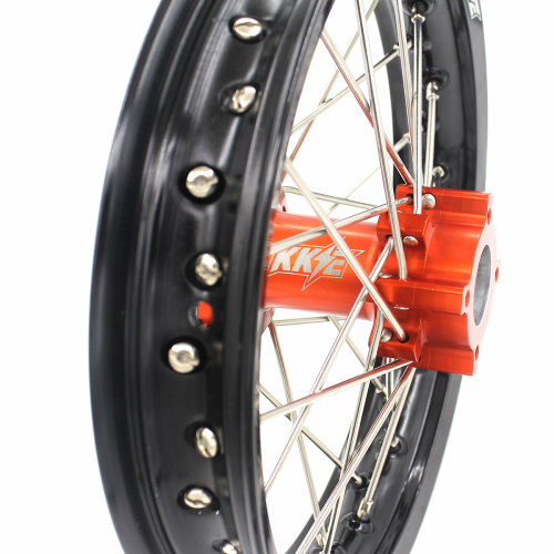 Compatible with KTM 65 SX 2002-2024- KKE 1.4*14"/1.6*12" Kid's Motorcycle Wheels Rims (Orange Hub, Red Hub, Blue Hub, Silver Hub)