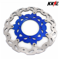 For KAWASAKI KX250 KX450F 2006-2018 - KKE 320MM Blue Oversize Floating Brake Disc Rotor