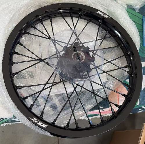 Returned Rear Wheel for Surron Light Bee-X 2019-2025 -- KKE 1.85*16" Rear Electric Dirt Bike Wheel Rim E-Bike All Black